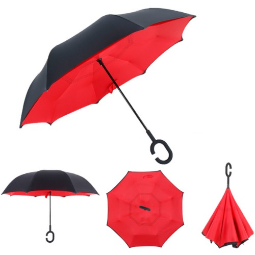 거꾸로 뒤집힌 우산 리버스 수동 장우산